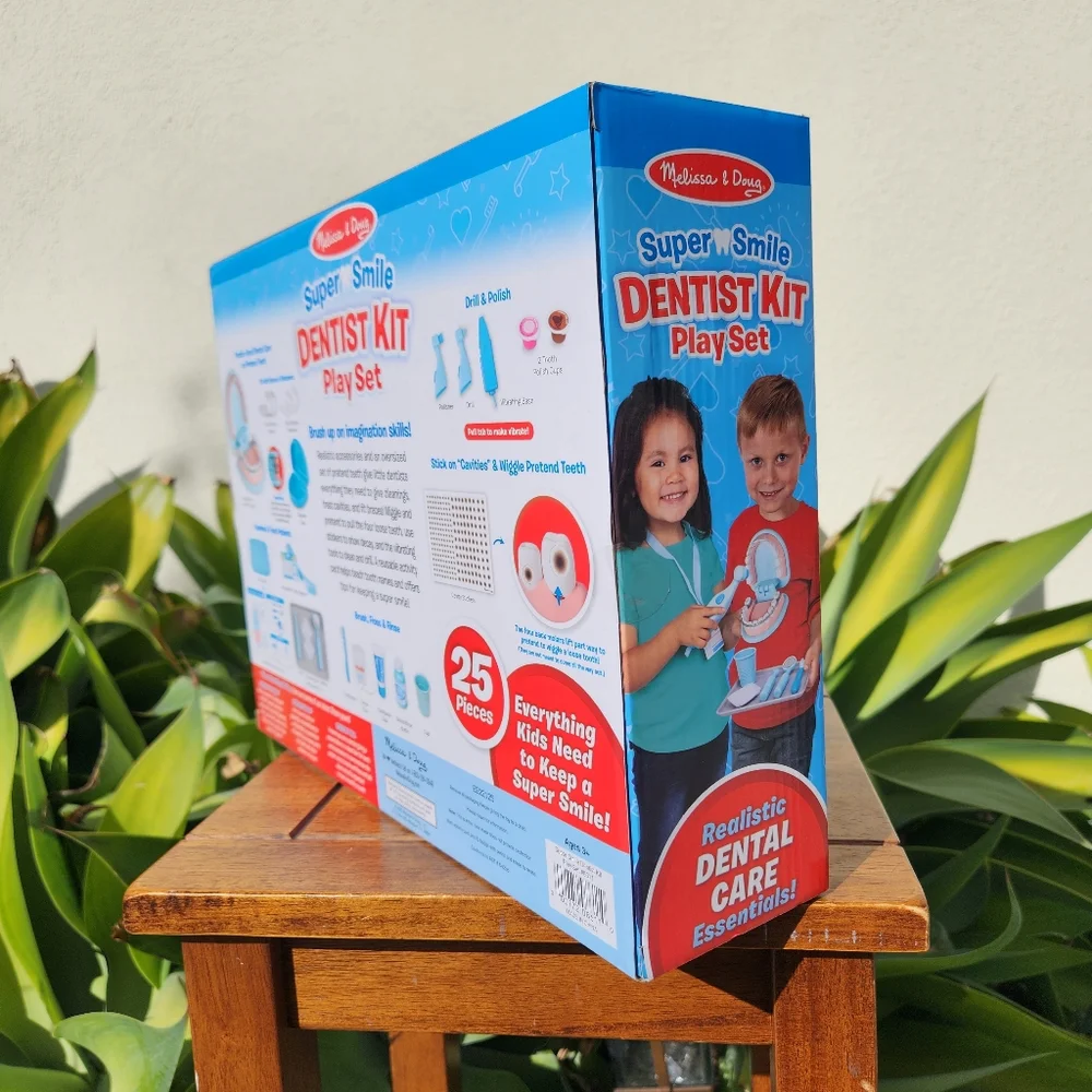 NEW Melissa & Doug Dentist Dental Pretend Play Teeth Set 25-pieces